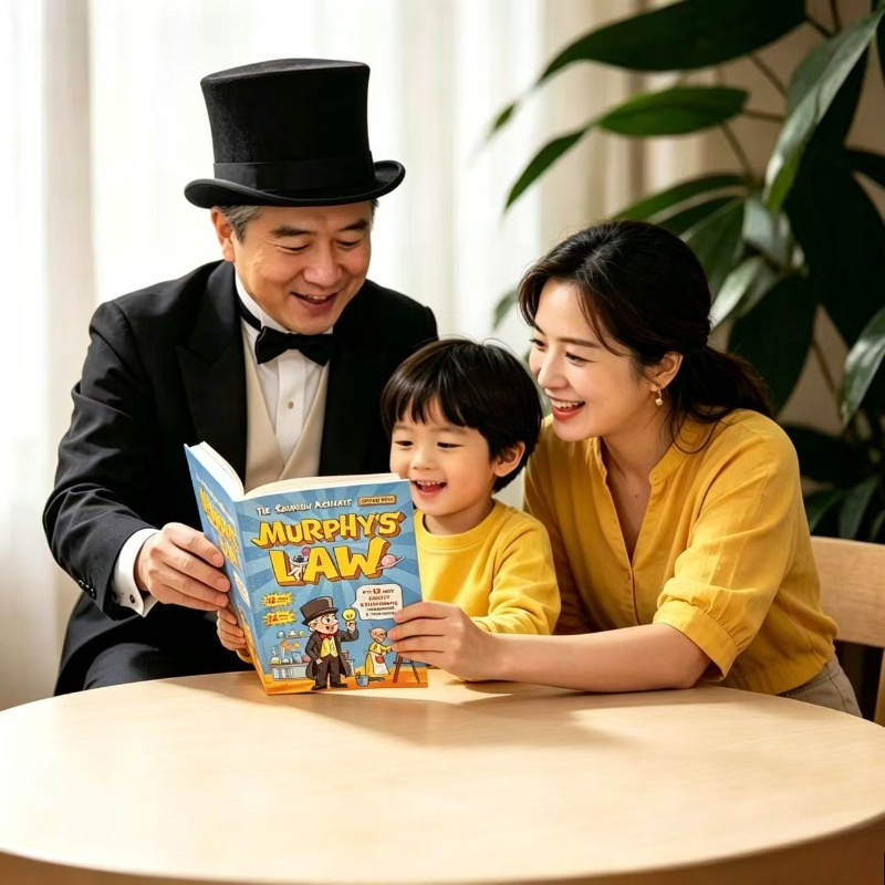Kids Education Book - การศึกษาสำหรับครอบครัว หนังสือภาษาอังกฤษต้นฉบับ 2 เล่ม ชุดกฎของเมอร์ฟี หนังสือเสริมพัฒนาการเด็ก