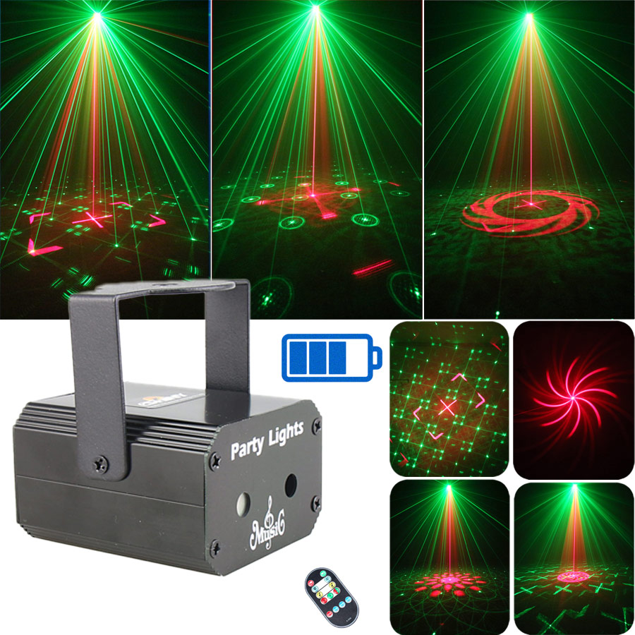 Drawing Projector Kids - แบตเตอรี่ชาร์จไฟดิสโก้ DJ R&G เลเซอร์ 32 รูปแบบโปรเจคเตอร์ปาร์ตี้บาร์ห้องนอนตกแต่งคริสต์มาสเวทีของขวัญเด็ก
