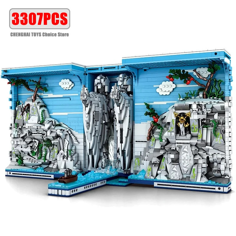 Kingdom Kids Education - ตัวต่อ Reobrix 66039 ชุดสร้างแบบจำลองพระราชวังอียิปต์ รูปปั้นหินเทพ สถานที่สำคัญ