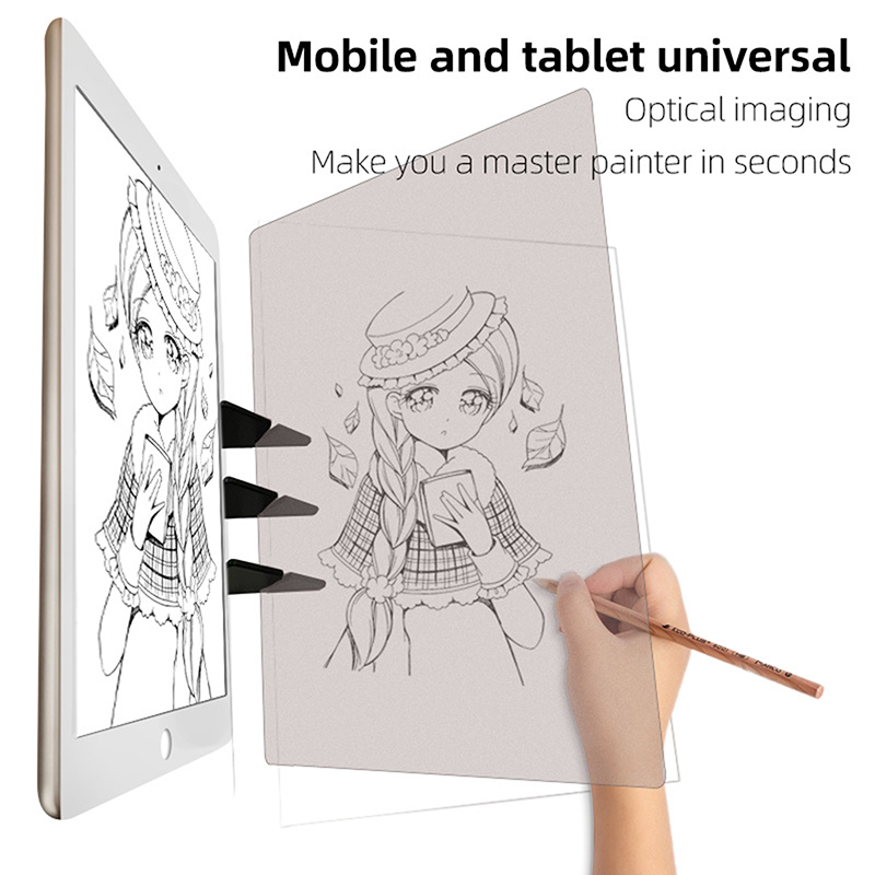 Drawing Projector Kids - กระดานฉายภาพสำหรับเด็ก กระดานวาดภาพ โปรเจคเตอร์ กระดานลอกลาย กระดานวาดภาพสะท้อนแสง ปรับความเข้มแสงได้