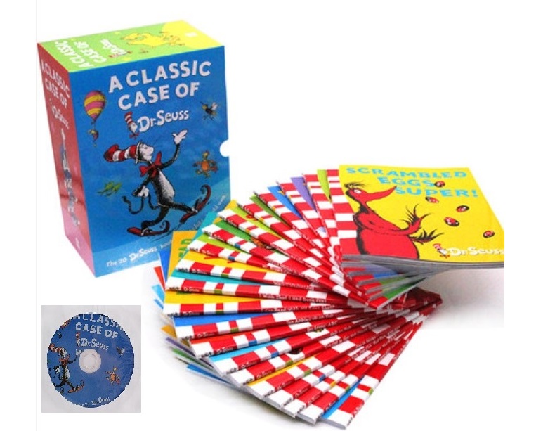 Kids Education Story - 20 เล่ม 1 กล่องซีดีชุด Dr.Seuss เรื่องราวที่น่าสนใจผู้ปกครองเด็กเด็ก