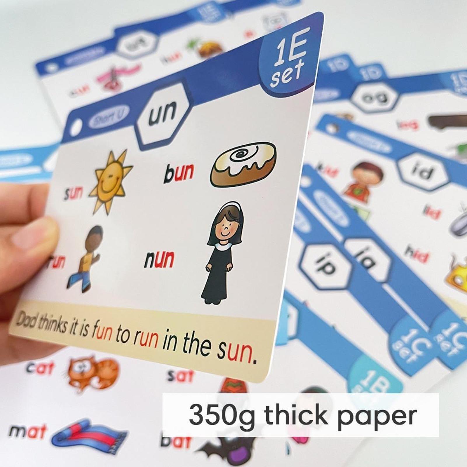 การ์ดแฟลชฝึกการออกเสียงตัวอักษ - Phonics Card Game บทวิจารณ์และราคา