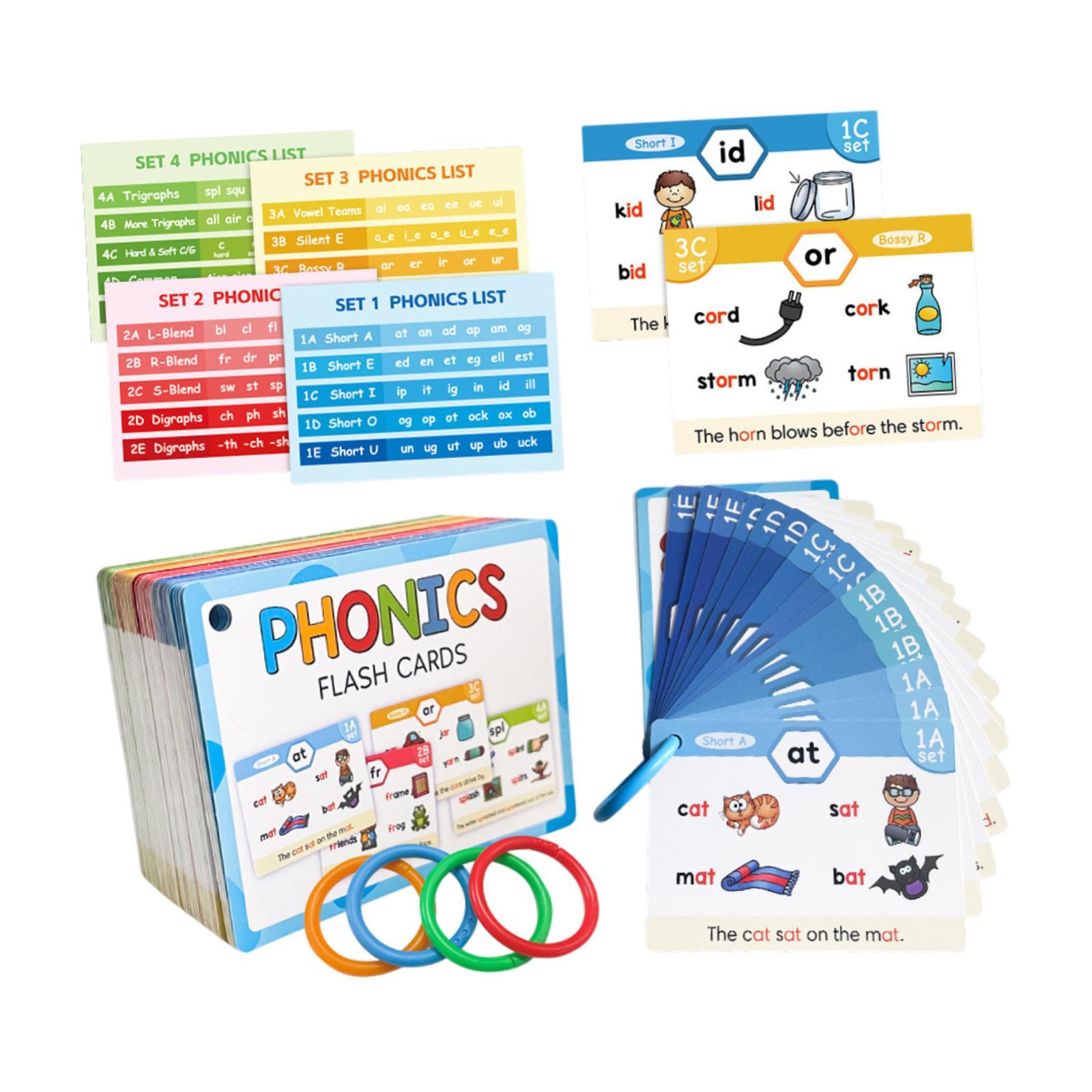 แฟลชการ์ดฝึกอ่าน Phonics กิจกร - Phonics Card Game บทวิจารณ์และราคา