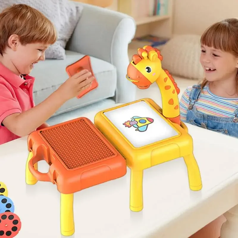 เด็กภาพวาด BOARD มัลติฟังก์ชั่ - Drawing Projector Kids บทวิจารณ์และราคา