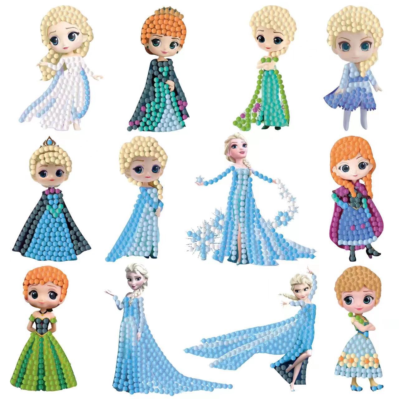 สติกเกอร์เพชร 5 มิติ ลายการ์ตู - Kingdom Kids Education บทวิจารณ์และราคา