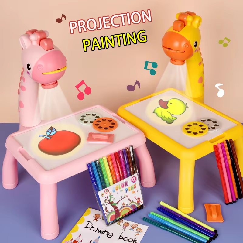 กระดานวาดภาพโปรเจคเตอร์สำหรับเ - Drawing Projector Kids บทวิจารณ์และราคา