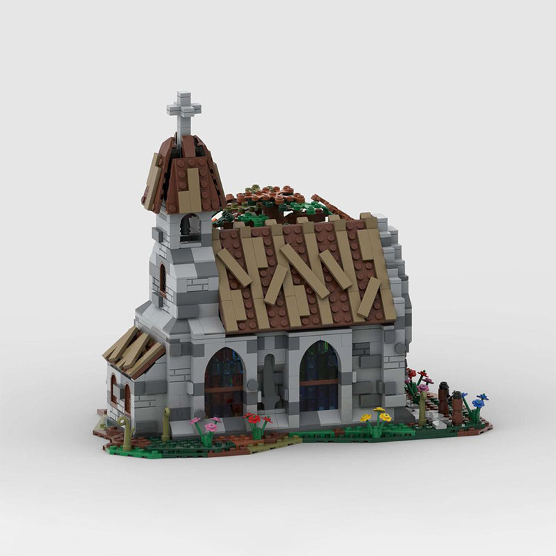 1130 ชิ้น MOC Village Church C - Kingdom Kids Education บทวิจารณ์และราคา