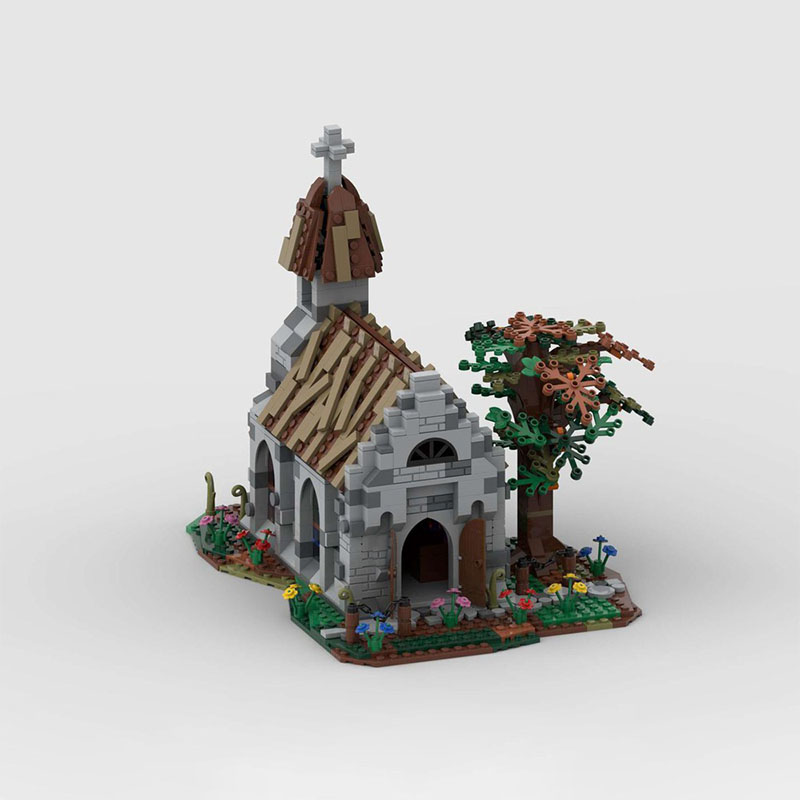 1130 ชิ้น MOC Village Church C - Kingdom Kids Education บทวิจารณ์และราคา
