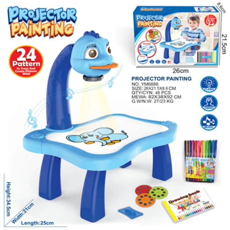 เด็ก LED โปรเจคเตอร์ Art Drawi - Drawing Projector Kids บทวิจารณ์และราคา