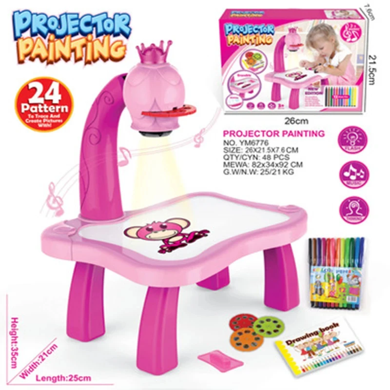 เด็ก LED โปรเจคเตอร์ Art Drawi - Drawing Projector Kids บทวิจารณ์และราคา