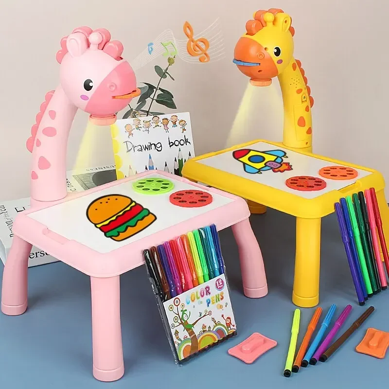 LED โปรเจคเตอร์บอร์ดยีราฟเขียน - Drawing Projector Kids บทวิจารณ์และราคา