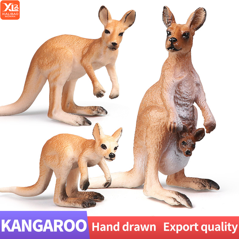 ชุดของเล่นสัตว์ป่าใหม่ ชุดจิงโ - Kangaroo Kids Education บทวิจารณ์และราคา