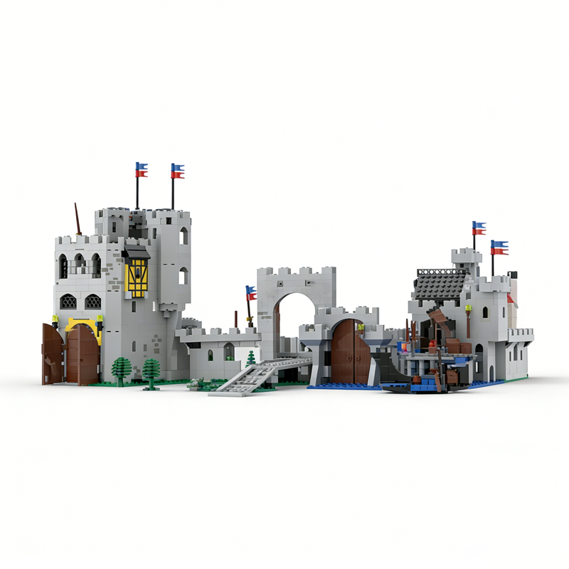 ตัวต่อ MOC Castle Classic Lion - Kingdom Kids Education บทวิจารณ์และราคา